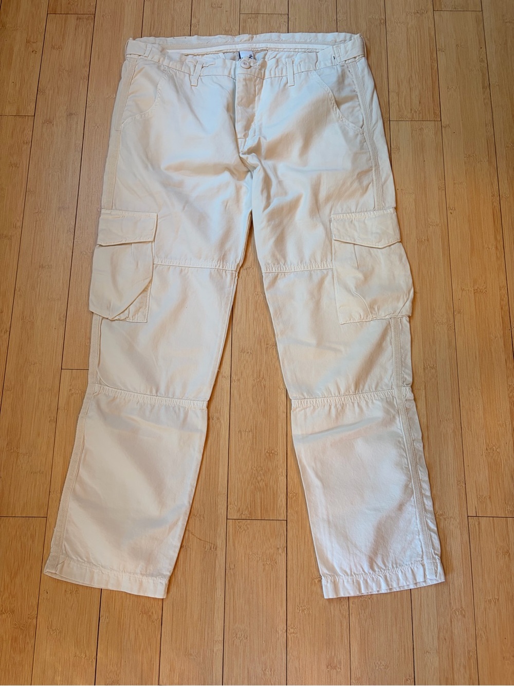 NSF White Womens  Cargo Pants - Utility Pockets